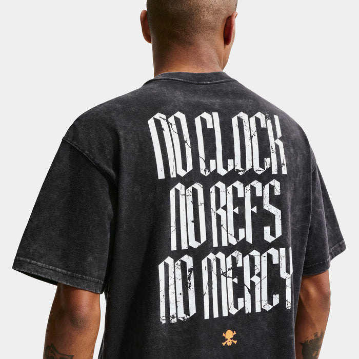 Mad 90 Pack Max 90 No Mercy Mens Short Sleeve Shirt (Black/Bright Citrus)