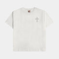 Mary Tears Womens Short Sleeve Shirt (White/Black)