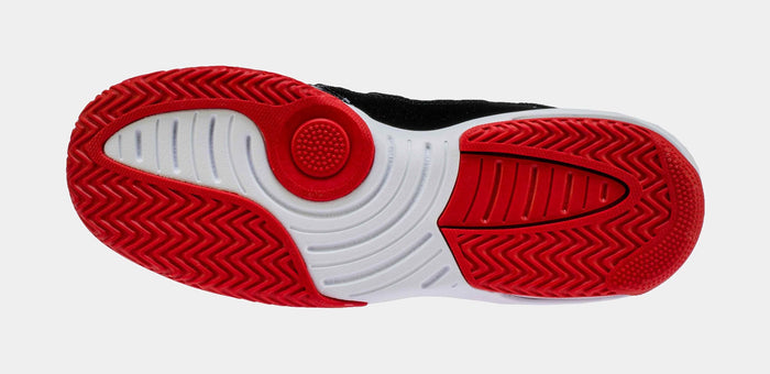 Max Aura Black Gym Red Grade School Lifestyle Shoes (Black/Gym Red/White)