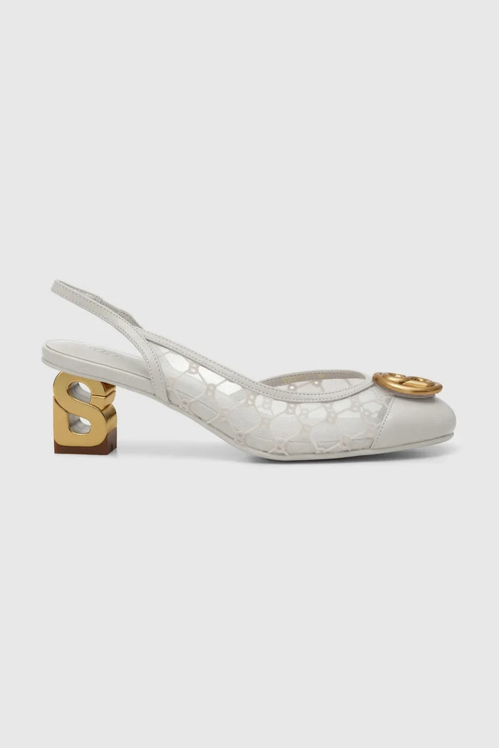 meela be heels in broken white women's heels side view