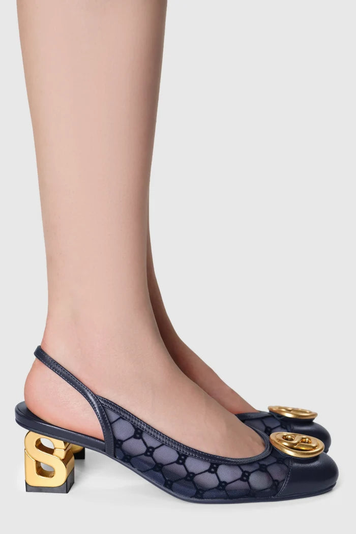 meela be heels in navy by buttonscarves wearing side looks