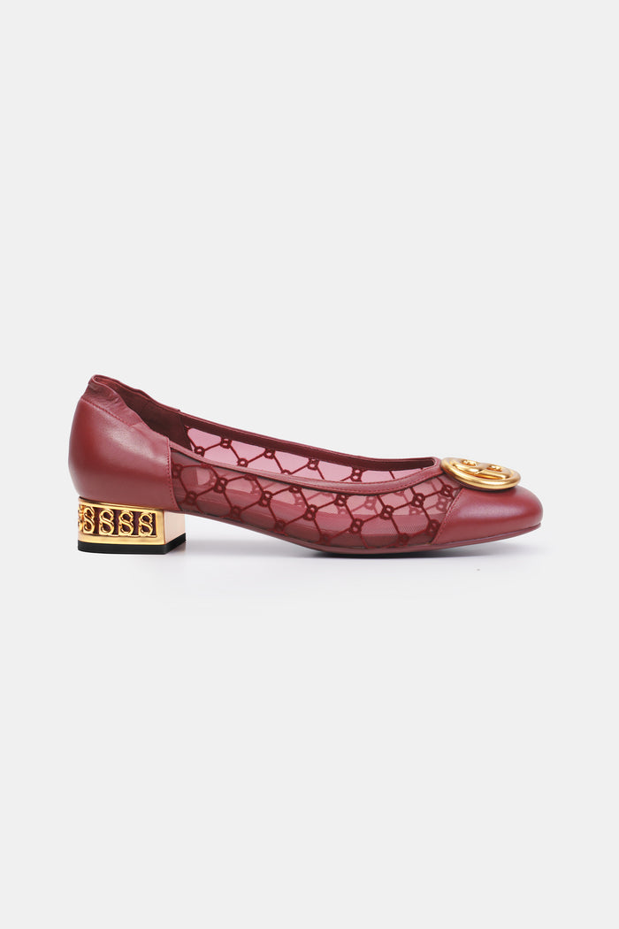 Meela Pump - Maroon