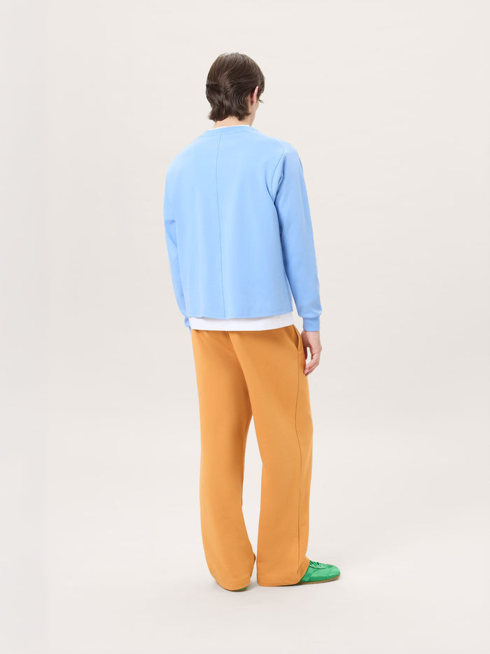 Mens Double Jersey Sweatshirt—Lucid Sky