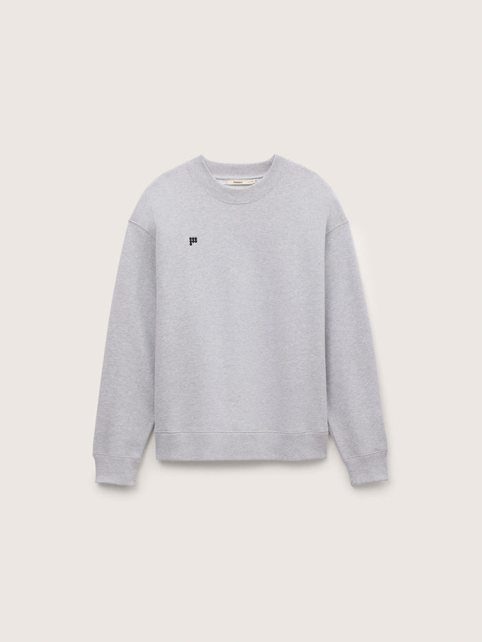 Mens Heavyweight Sweatshirt—Grey Marl