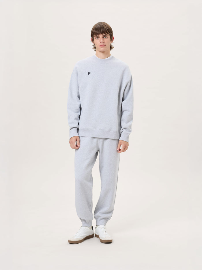 Mens Heavyweight Sweatshirt—Grey Marl