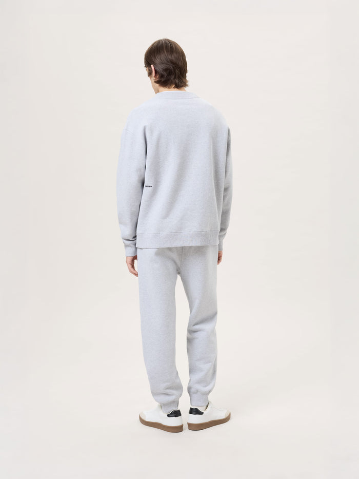Mens Heavyweight Sweatshirt—Grey Marl