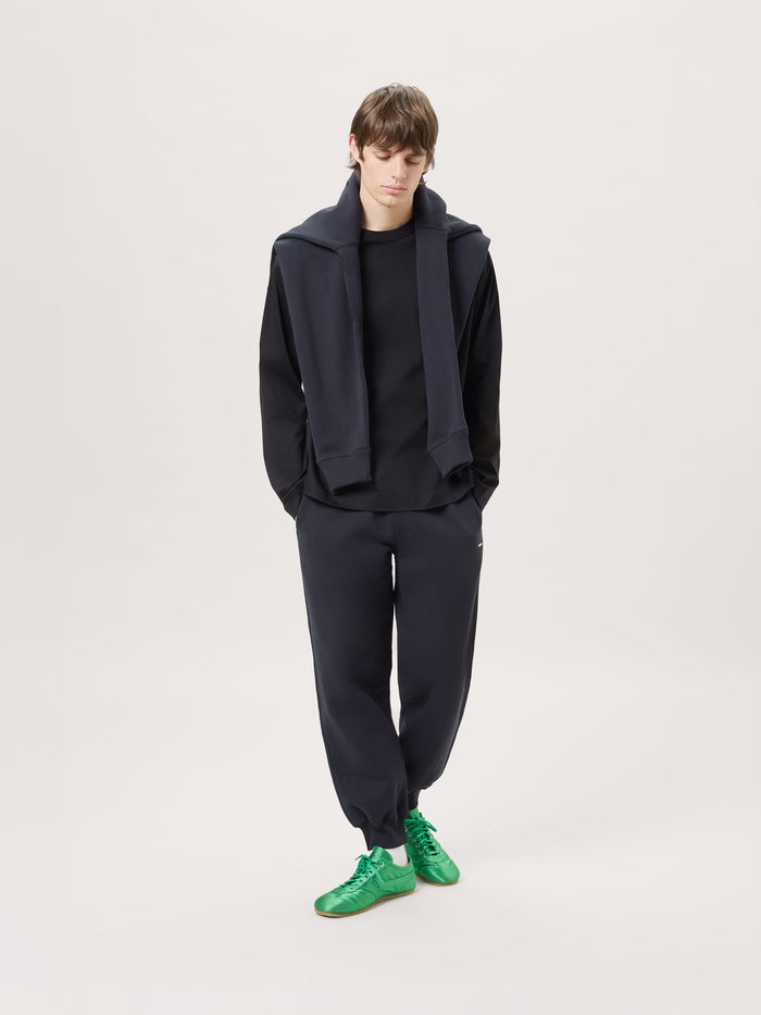 Mens Heavyweight Track Pants—Black