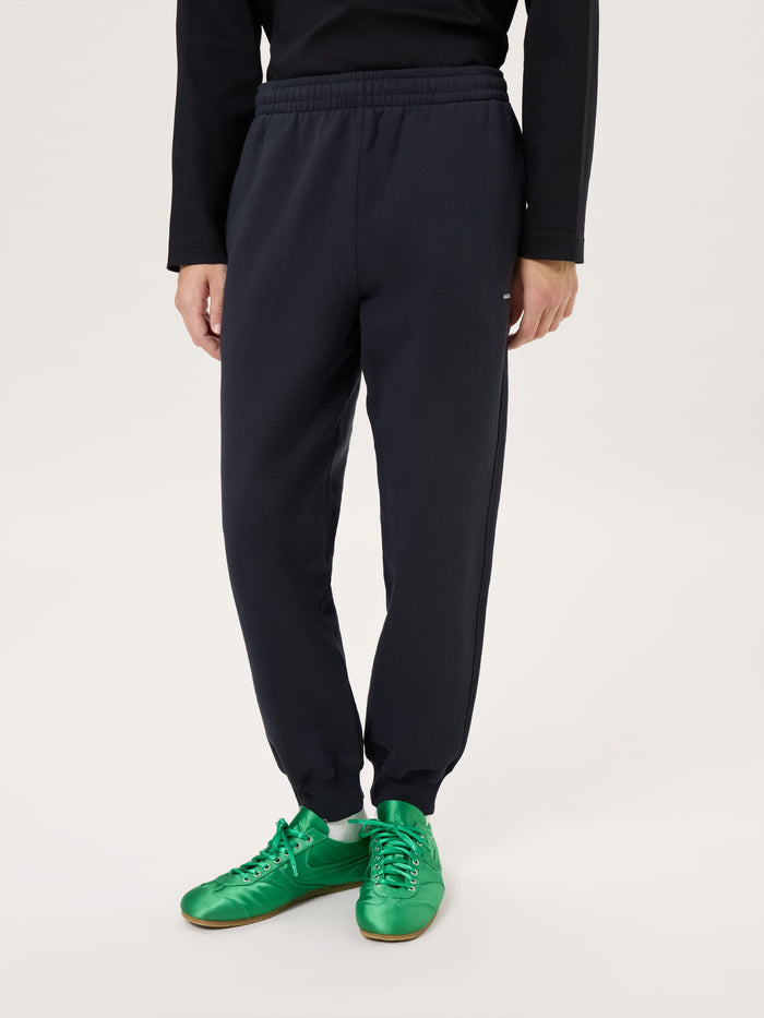 Mens Heavyweight Track Pants—Black
