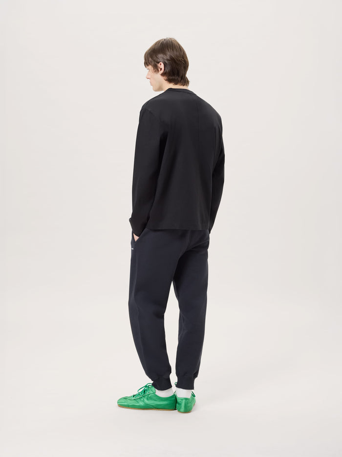Mens Heavyweight Track Pants—Black