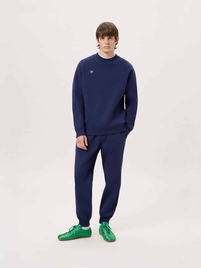 Mens Heavyweight Track Pants—Ocean Navy