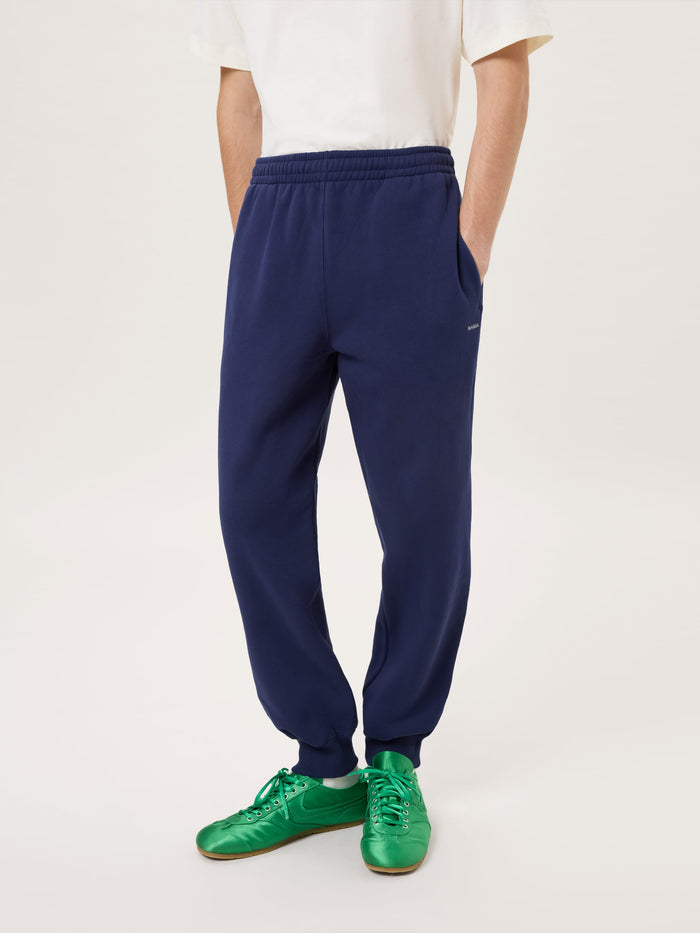 Mens Heavyweight Track Pants—Ocean Navy