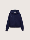 Mens Heavyweight Zip Up Hoodie—Ocean Navy