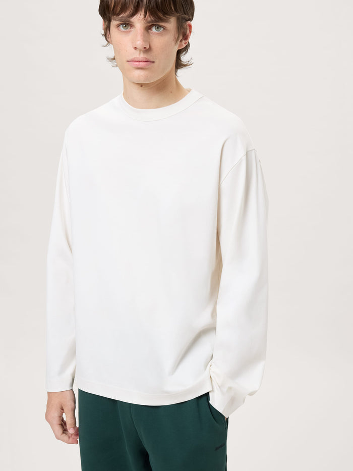 Mens Long Sleeve Interlock T-Shirt—Soft Void