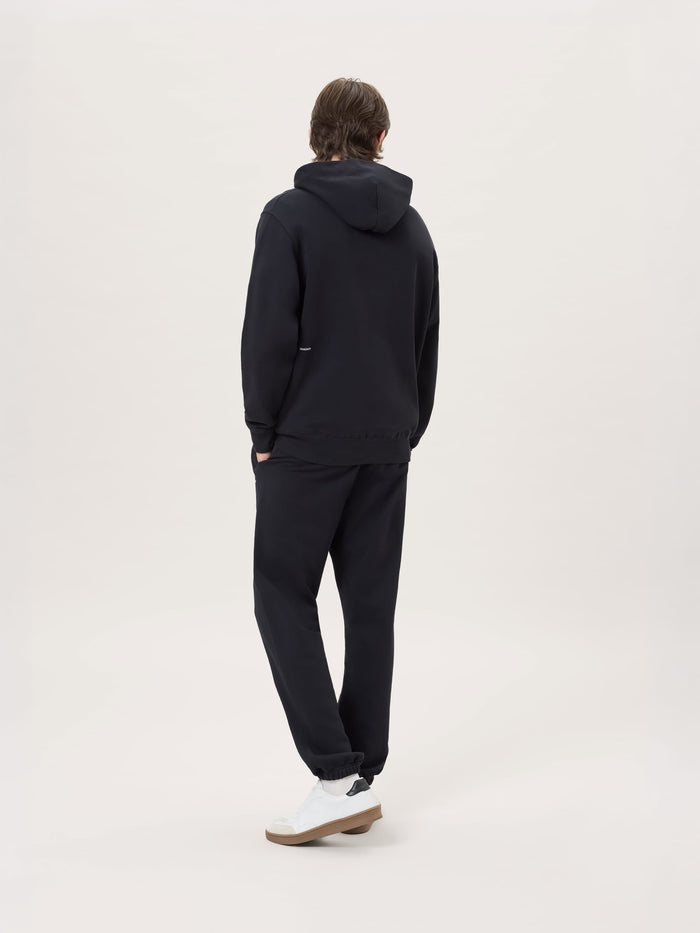Mens Midweight Hoodie—Black