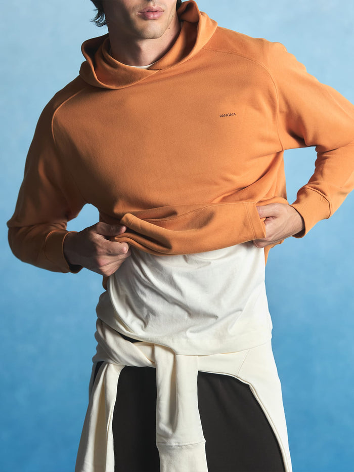 Mens Midweight Logo Hoodie—Burnt Horizon