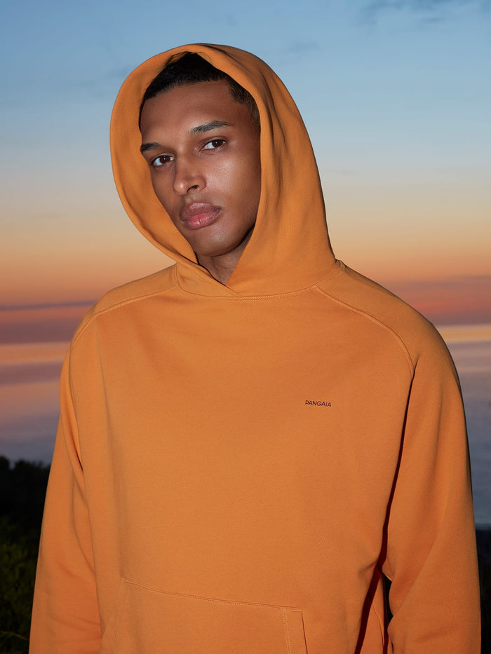 Mens Midweight Logo Hoodie—Burnt Horizon