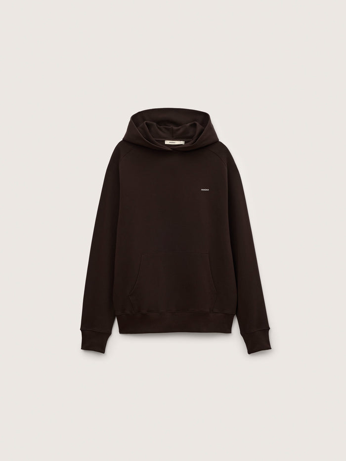 Mens Midweight Logo Hoodie—Obsidian Core