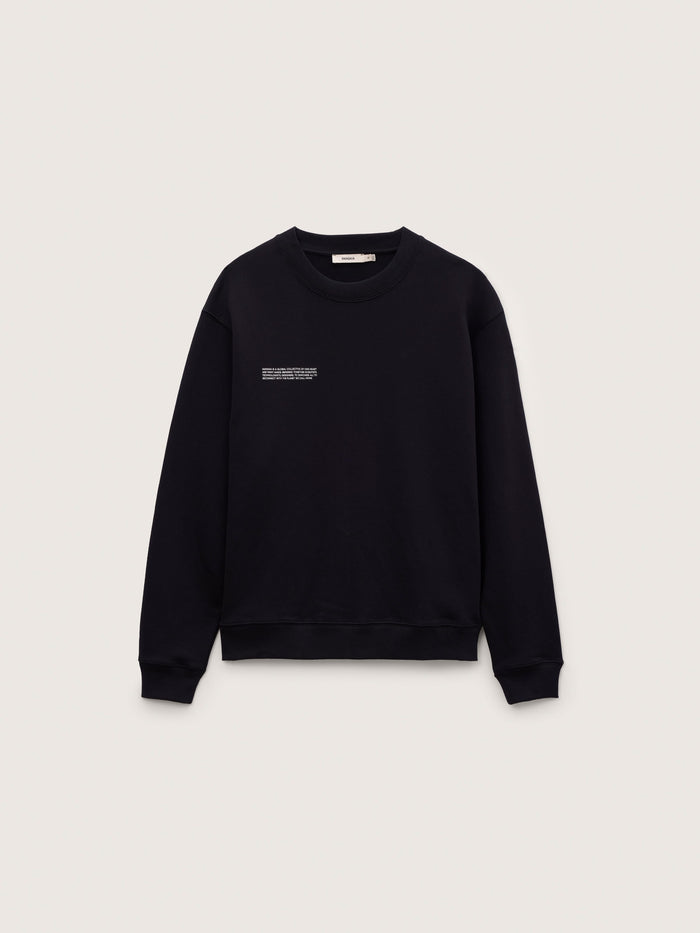 Mens Midweight Sweatshirt—Black