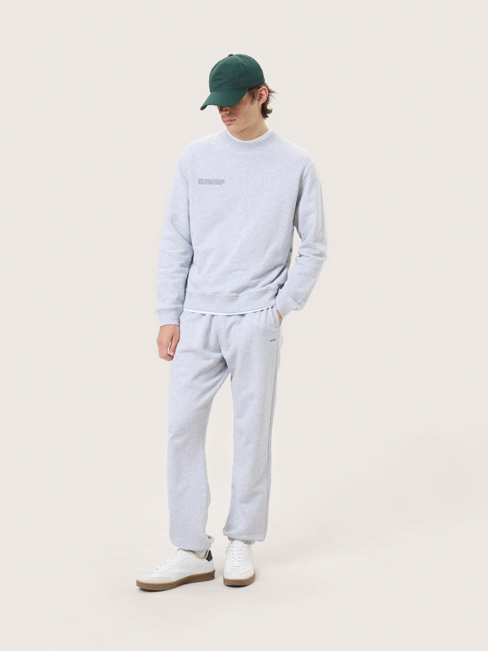 Mens Midweight Sweatshirt—Grey Marl