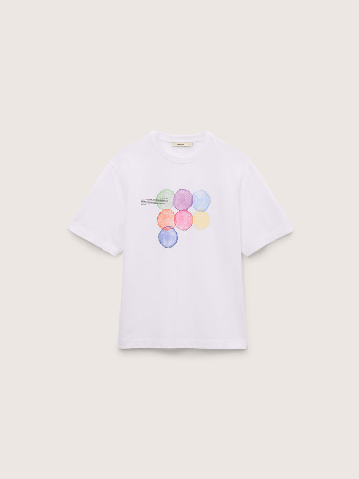 Mens Midweight T-Shirt Seven Circles—White