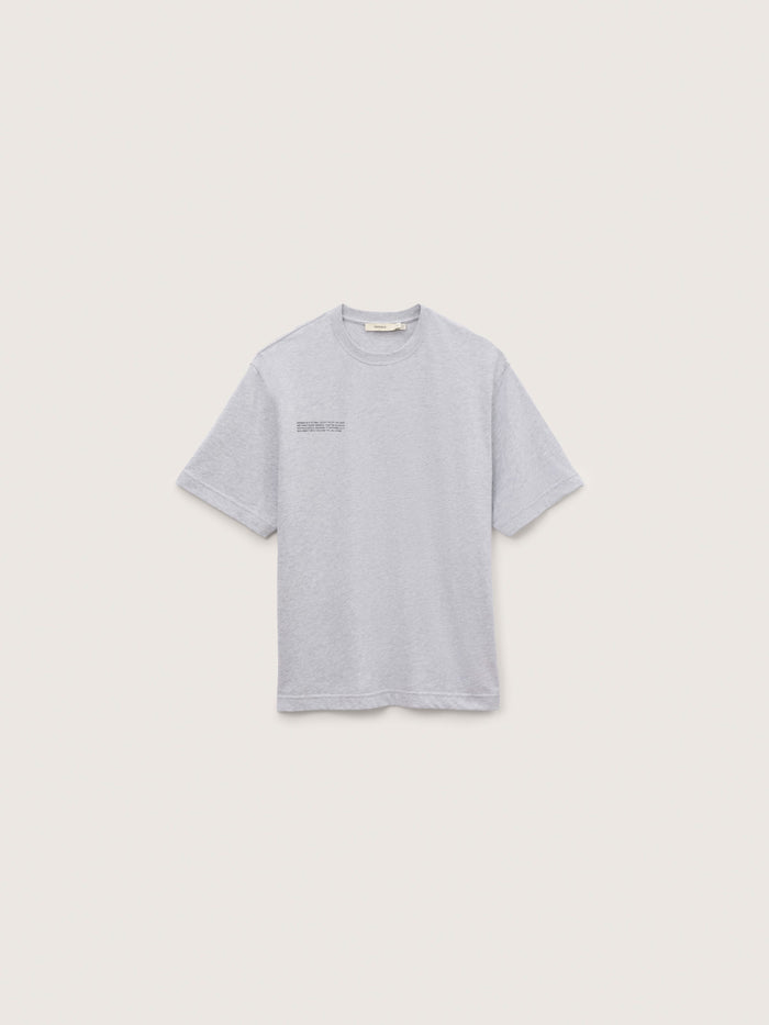 Mens Midweight T-Shirt—Grey Marl