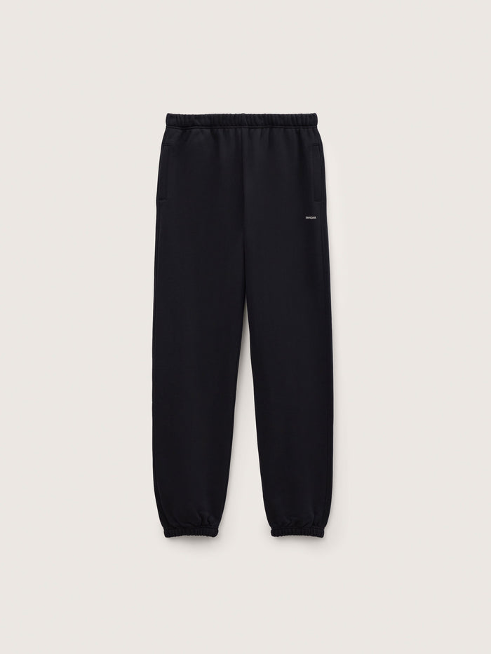 Mens Midweight Track Pants—Black