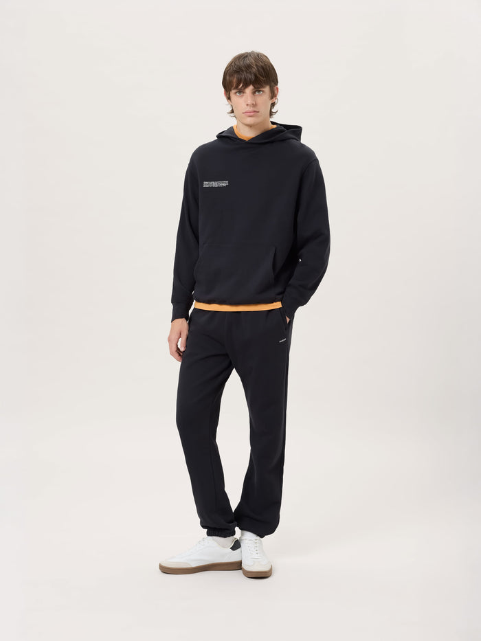 Mens Midweight Track Pants—Black
