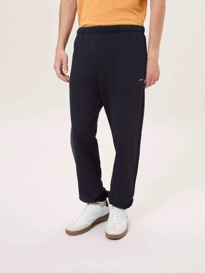 Mens Midweight Track Pants—Black