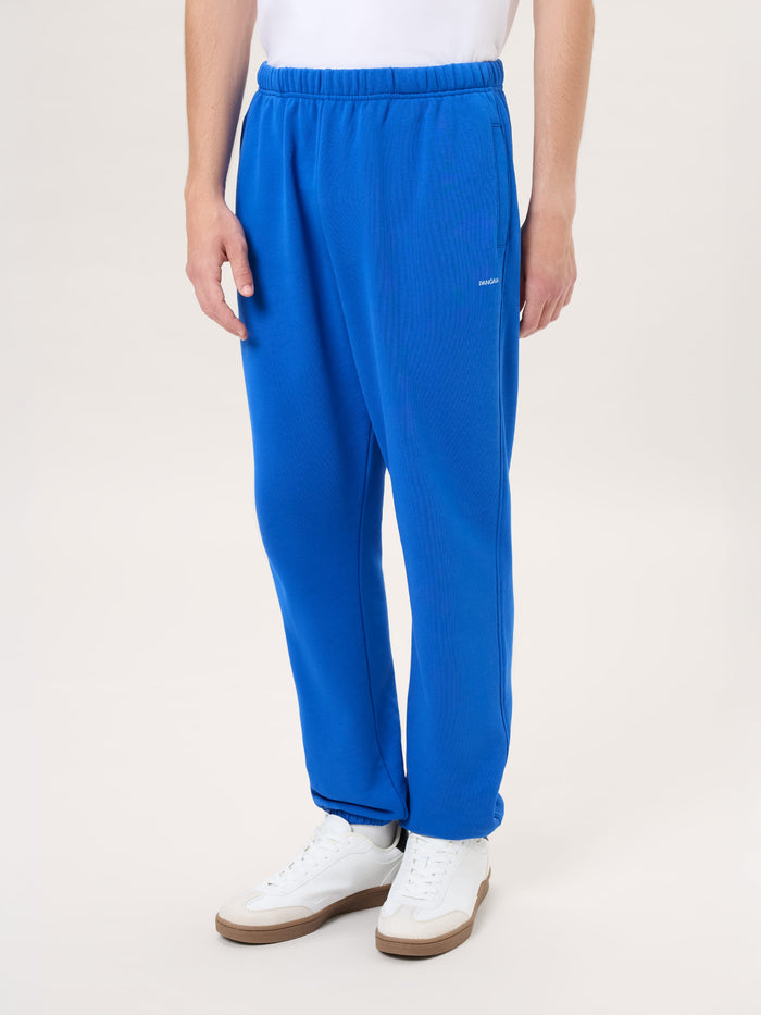 Mens Midweight Track Pants—Gaia Blue