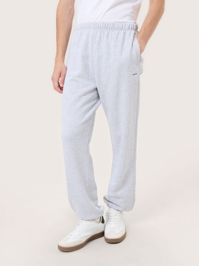 Mens Midweight Track Pants—Grey Marl