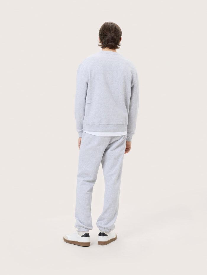 Mens Midweight Track Pants—Grey Marl