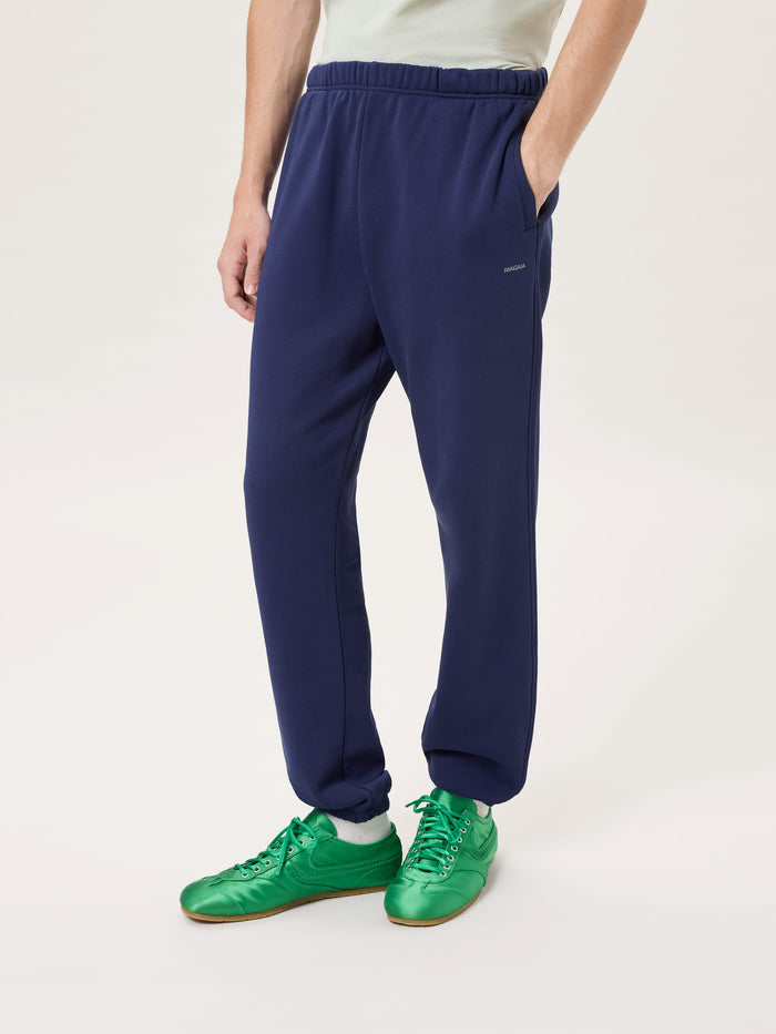 Mens Midweight Track Pants—Ocean Navy