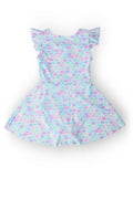 Mermaid Scales Flutter Sleeve Twirl Swimsuit-Mila & Rose ®