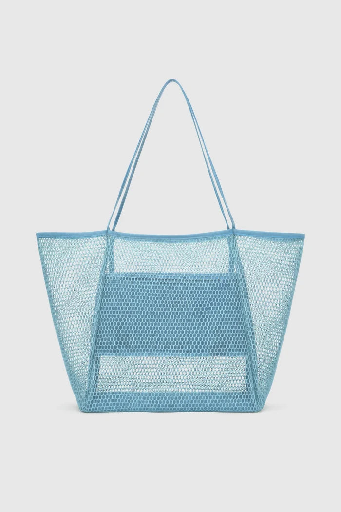 mesh tote bag ocean back view