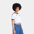 Mexico 26 Away Cropped Womens Jersey (White)