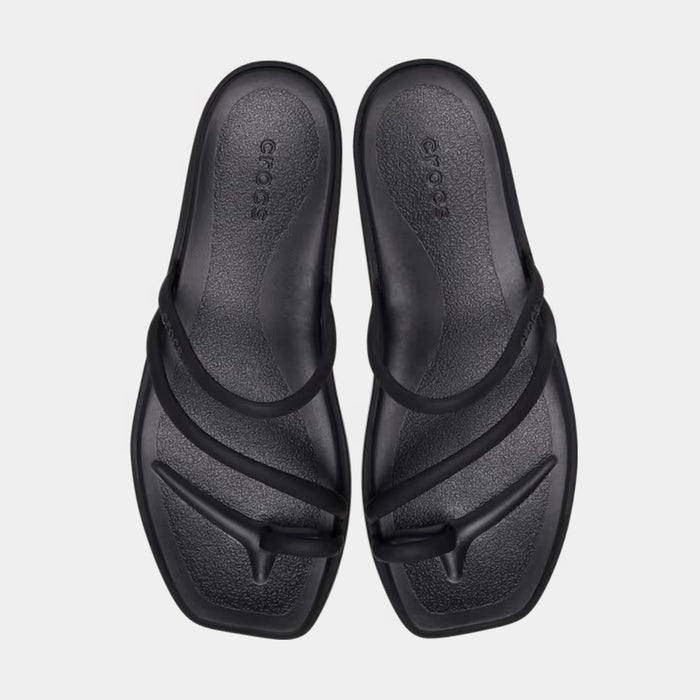 Miami Toe Loop Womens Sandals (Black)