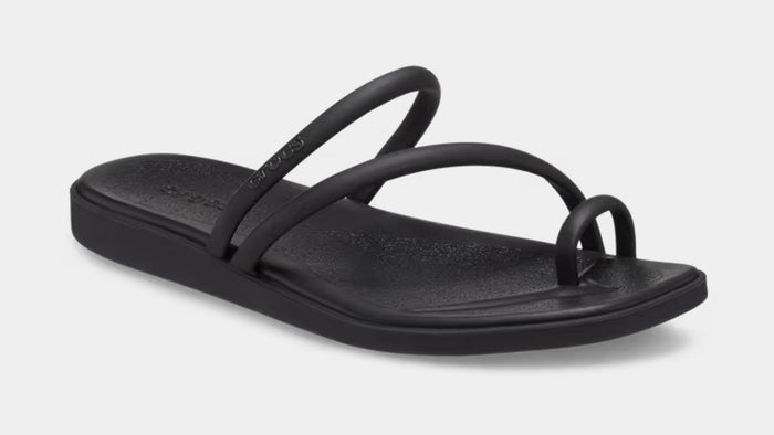 Miami Toe Loop Womens Sandals (Black)