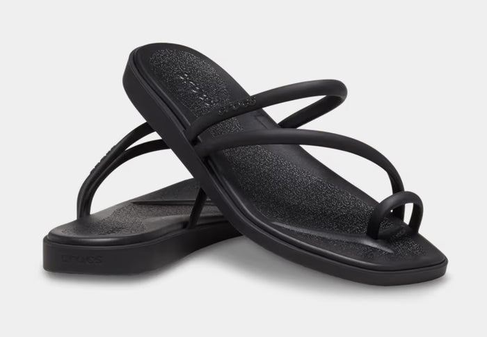 Miami Toe Loop Womens Sandals (Black)