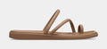 Miami Toe Loop Womens Sandals (Milk Chocolate)