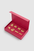 miniature 2.0 brooch package in gold by buttonscarves