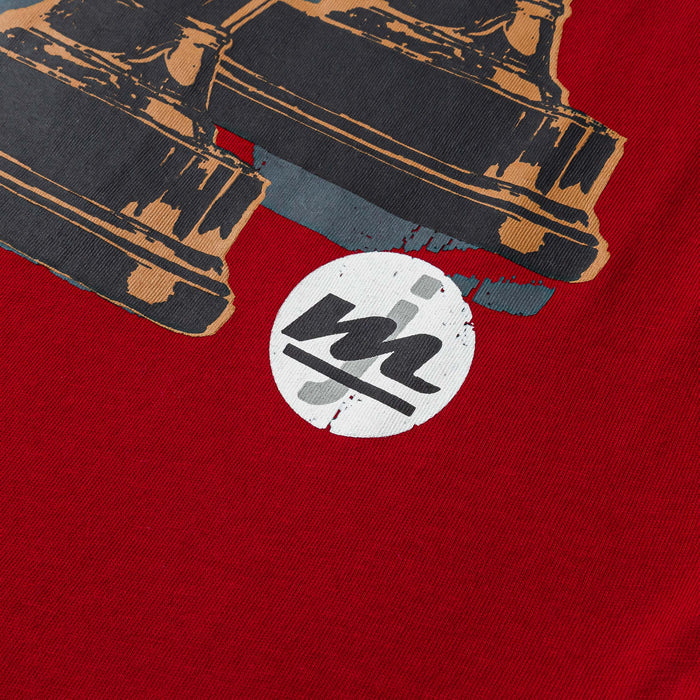 MJ World Tour Graphic Grade School Short Sleeve Shirt (Red/Black)