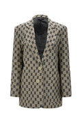 Monogram Beverly Blazer - Black Taupe