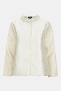 Monogram Jacquard Outer - Ecru