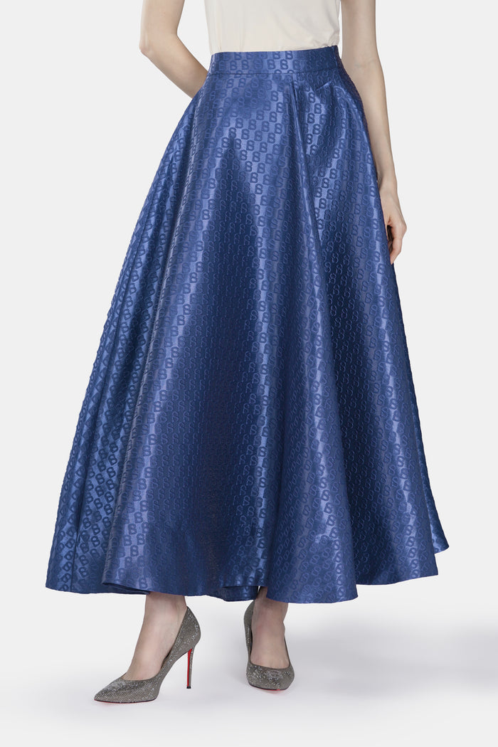 Monogram Jacquard Set - Navy