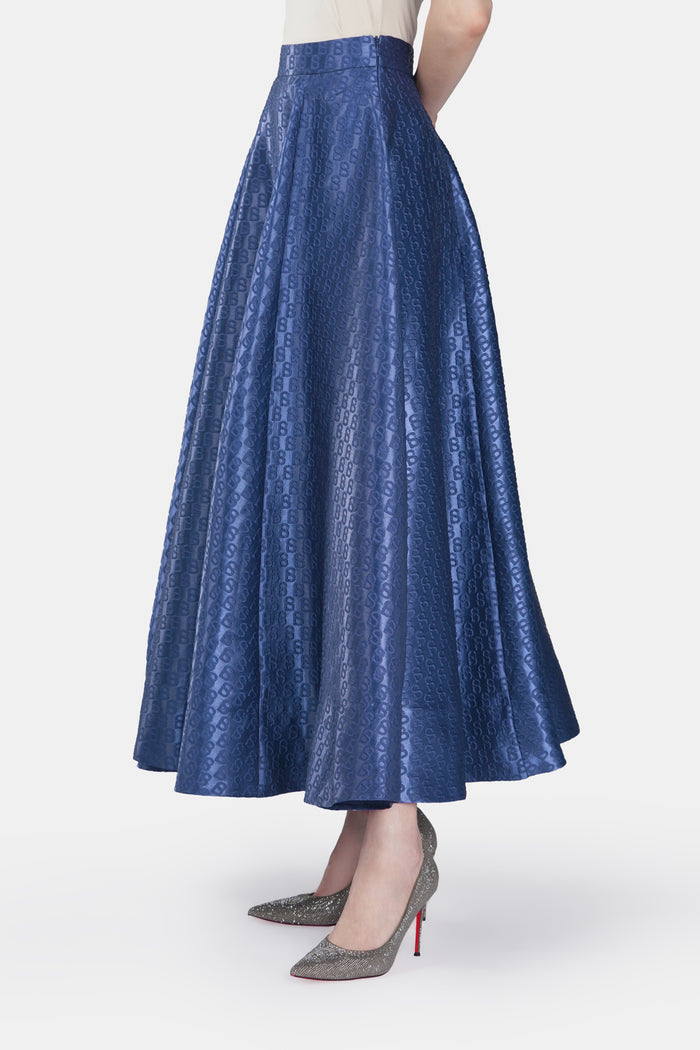 Monogram Jacquard Set - Navy