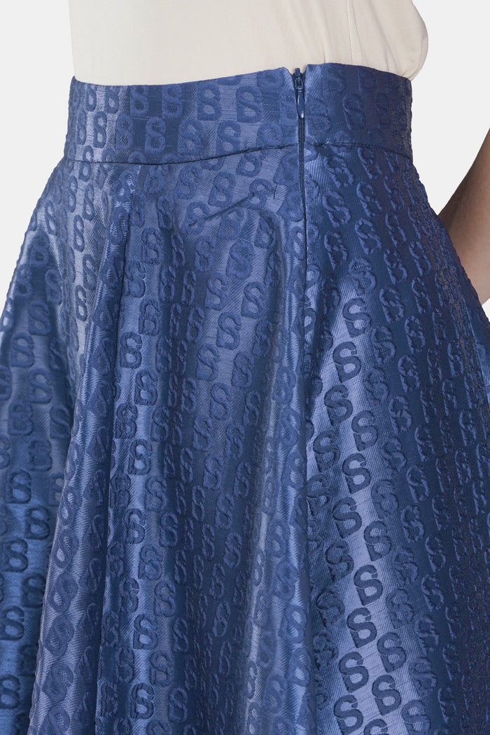 Monogram Jacquard Set - Navy