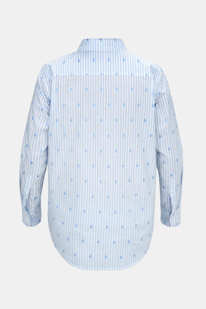 Monogram Ligna Men Shirt - Blue