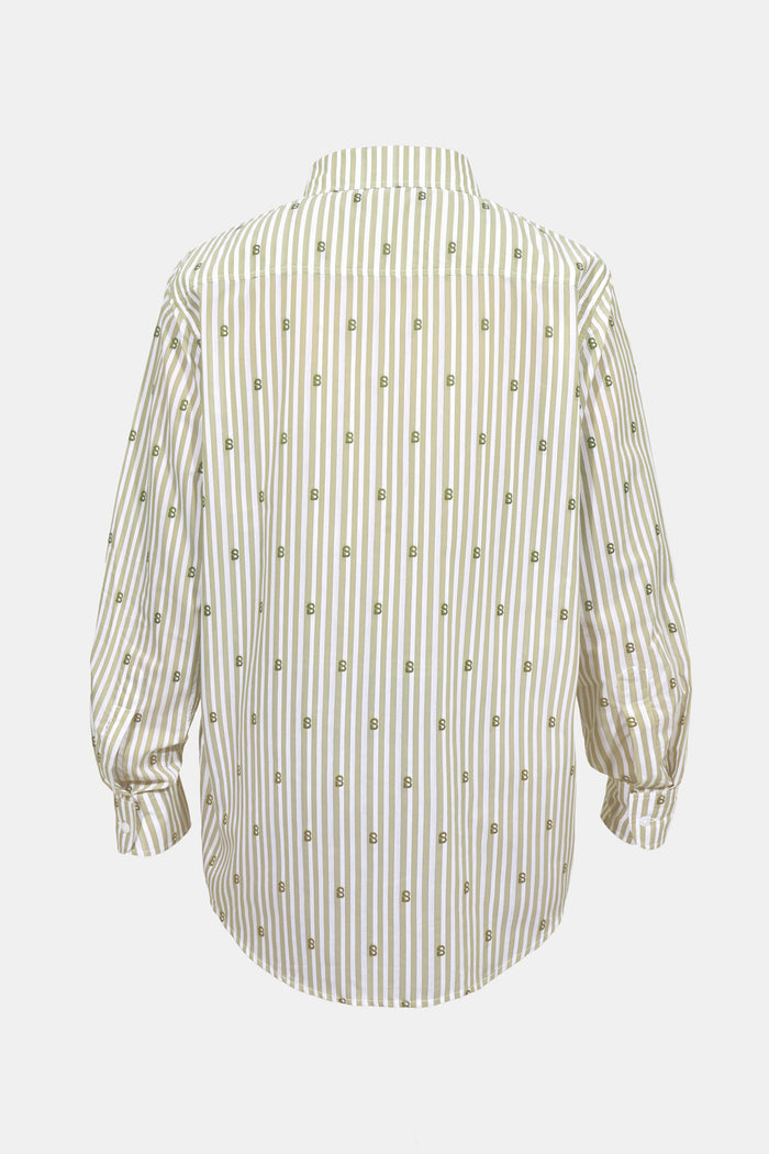 Monogram Ligna Men Shirt - Sage