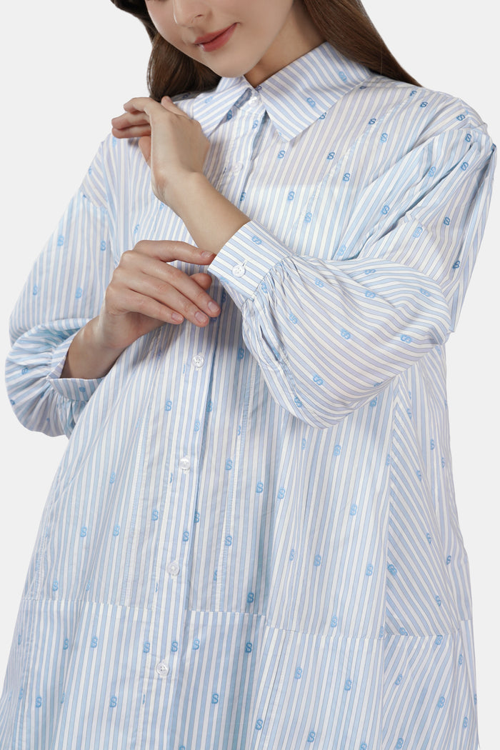 Monogram Ligna Shirt - Blue
