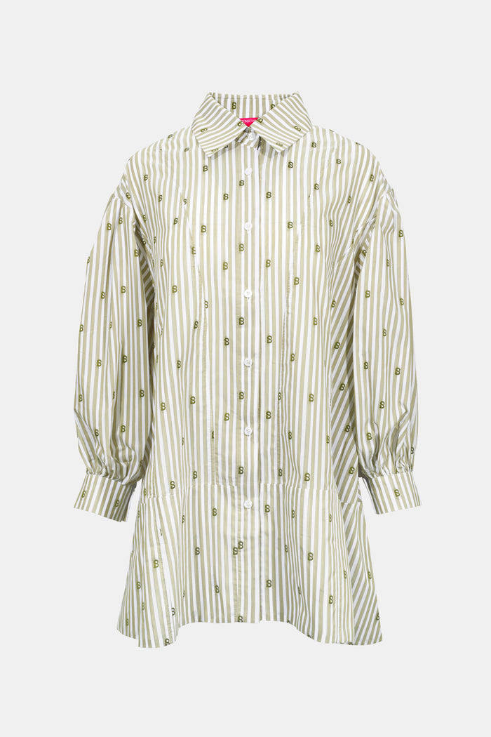 Monogram Ligna Shirt - Sage